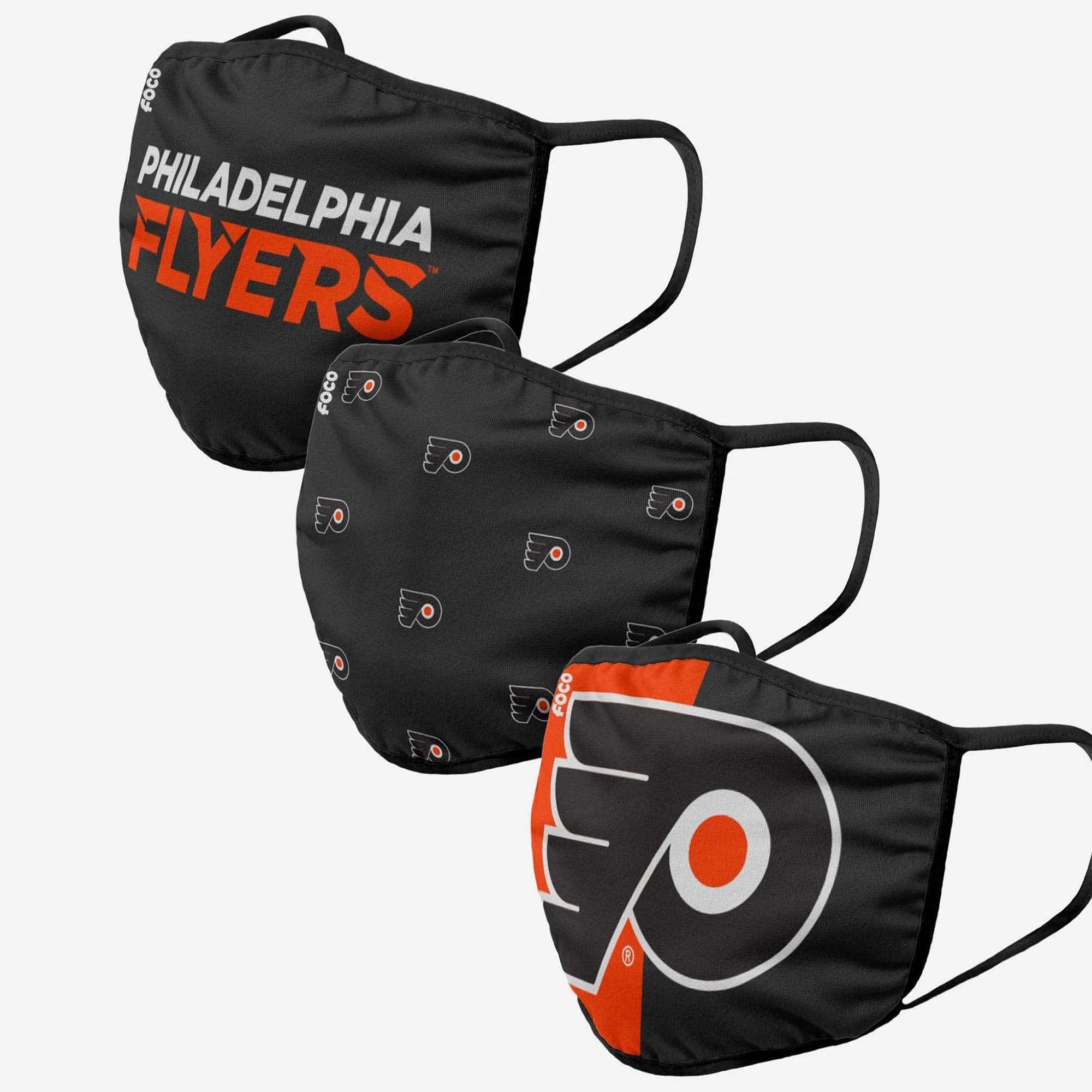 Philadelphia Flyers Face Covering NHL Face Mask (3-Pack)