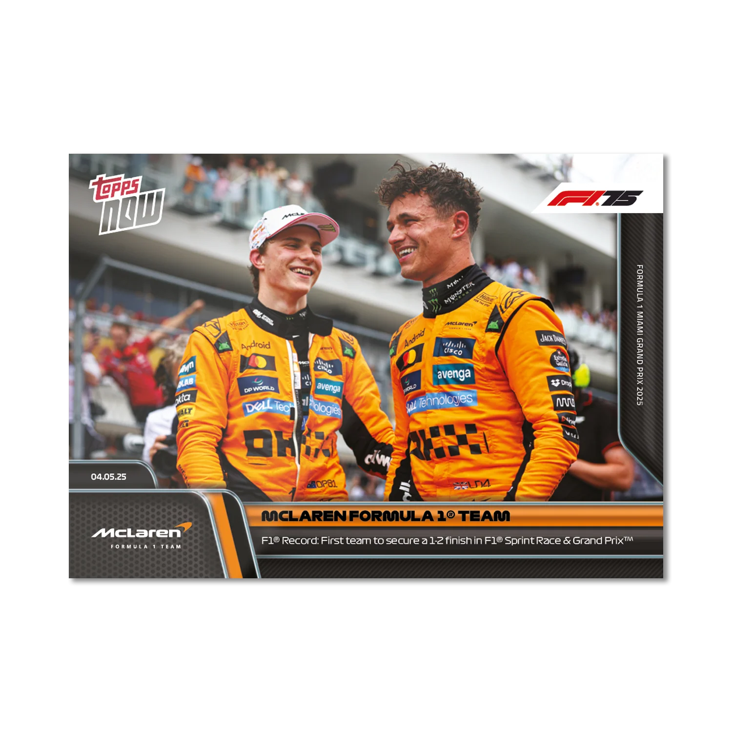 McLaren Formula 1 Team - 2025 Formula 1® Topps NOW® - Card 35