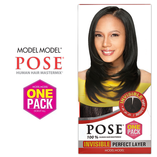 ModelModel Human Hair Blend Weave Pose Invisible Perfect Layer 4Pcs