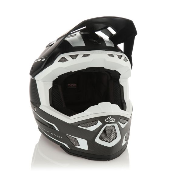 Casque cross 6D Helmets ATR-3 Nova 2025 - Blanc / CarboneRef : DH0040