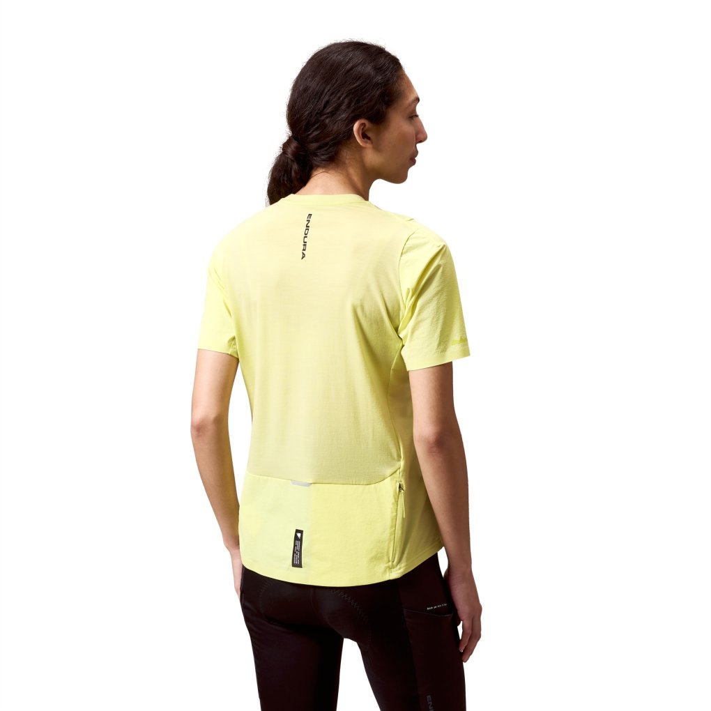 Endura Alltrack Ride Tech Short Sleeve Tee Women - oil seed