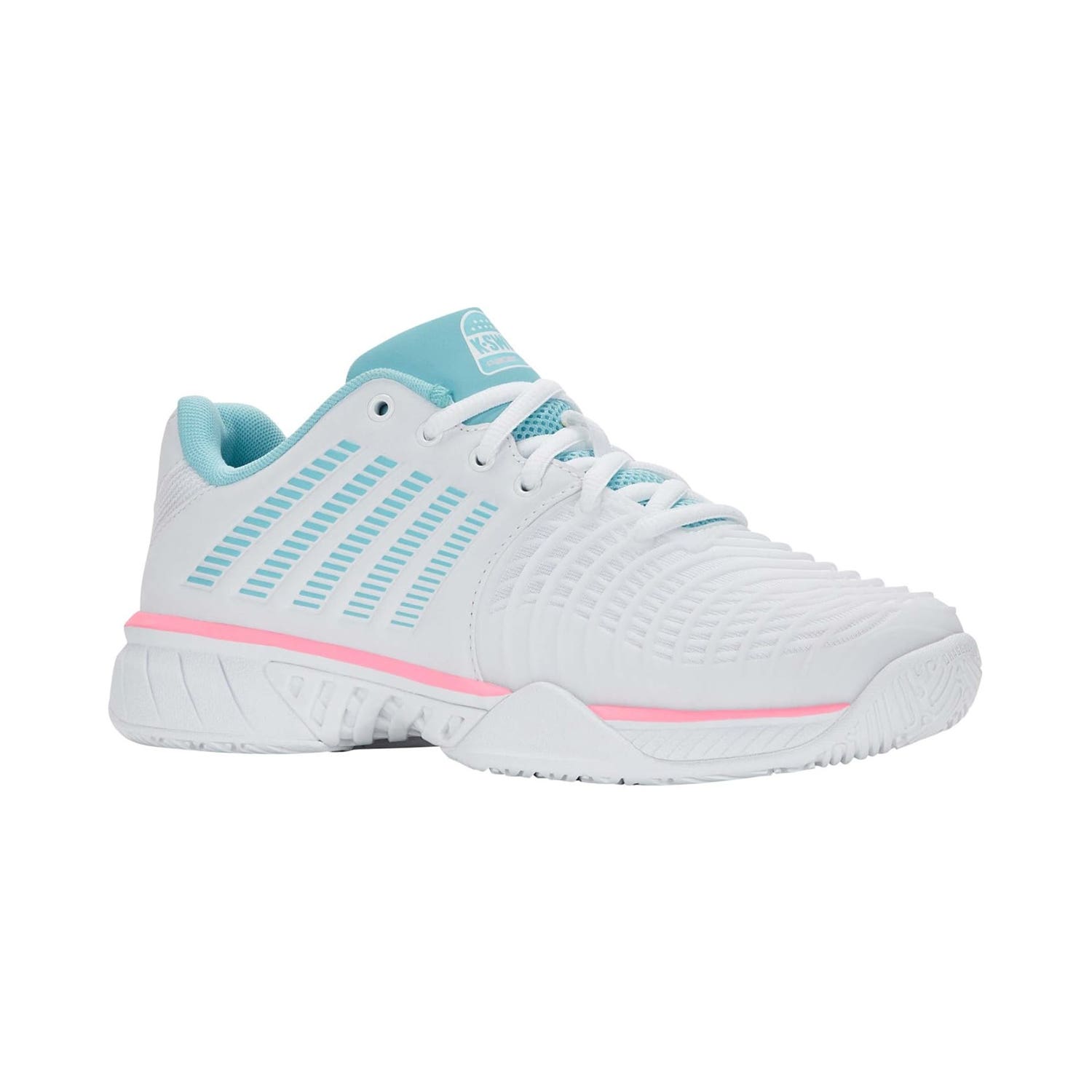 KSWISS EXPRESS LIGHT 3 PADEL WHITE/BLUE/PINK WOMEN 98900-146-M