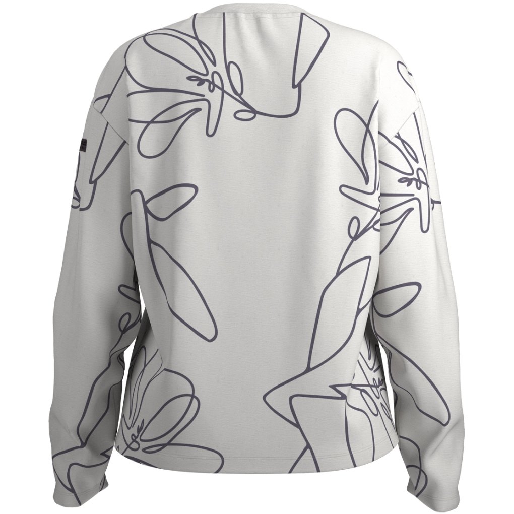 Maloja OrsenesM. Organic Cotton Longsleeve Women - shaded white blossom 1149