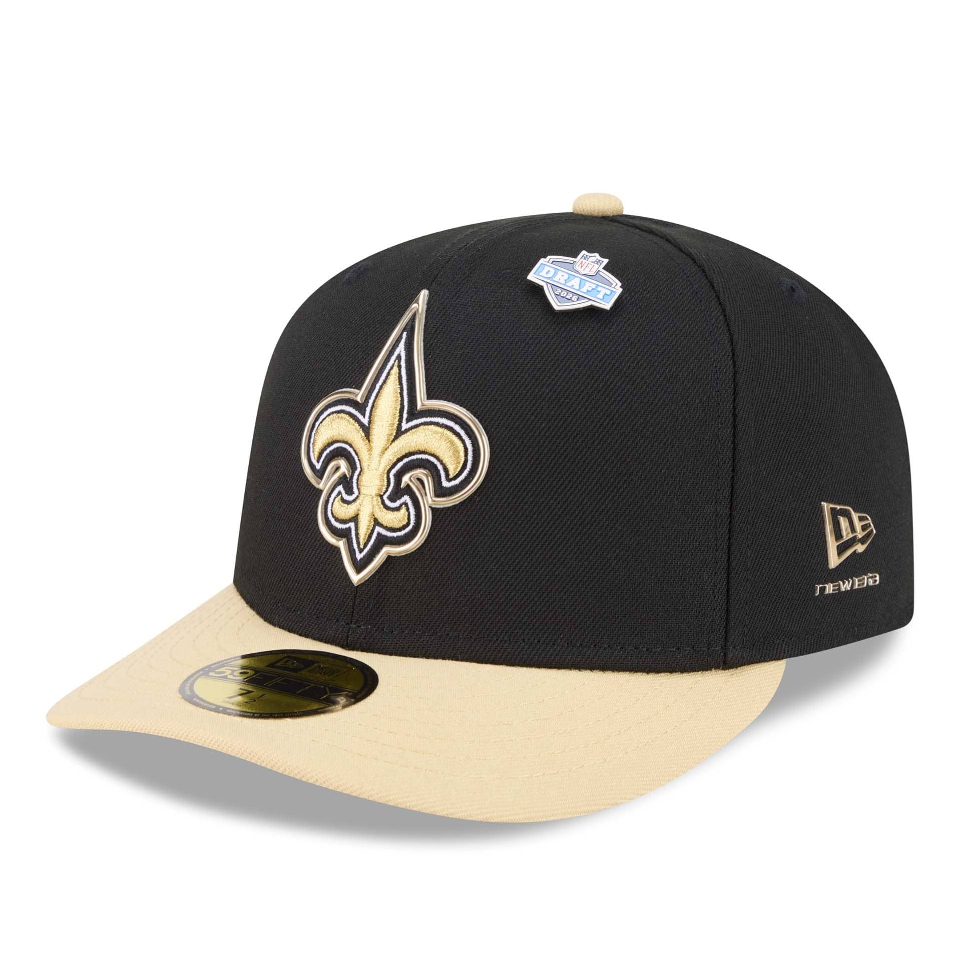 New Orleans Saints 2026 NFL Draft Pre-Curved 59FIFTY Fitted Cap