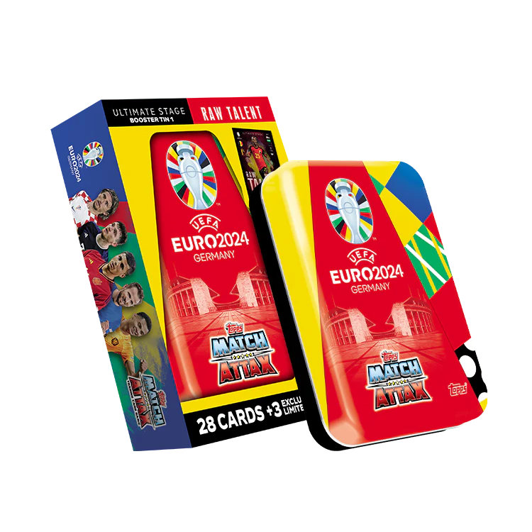 Official EURO 2024 Match Attax - Booster Tin - Raw Talent