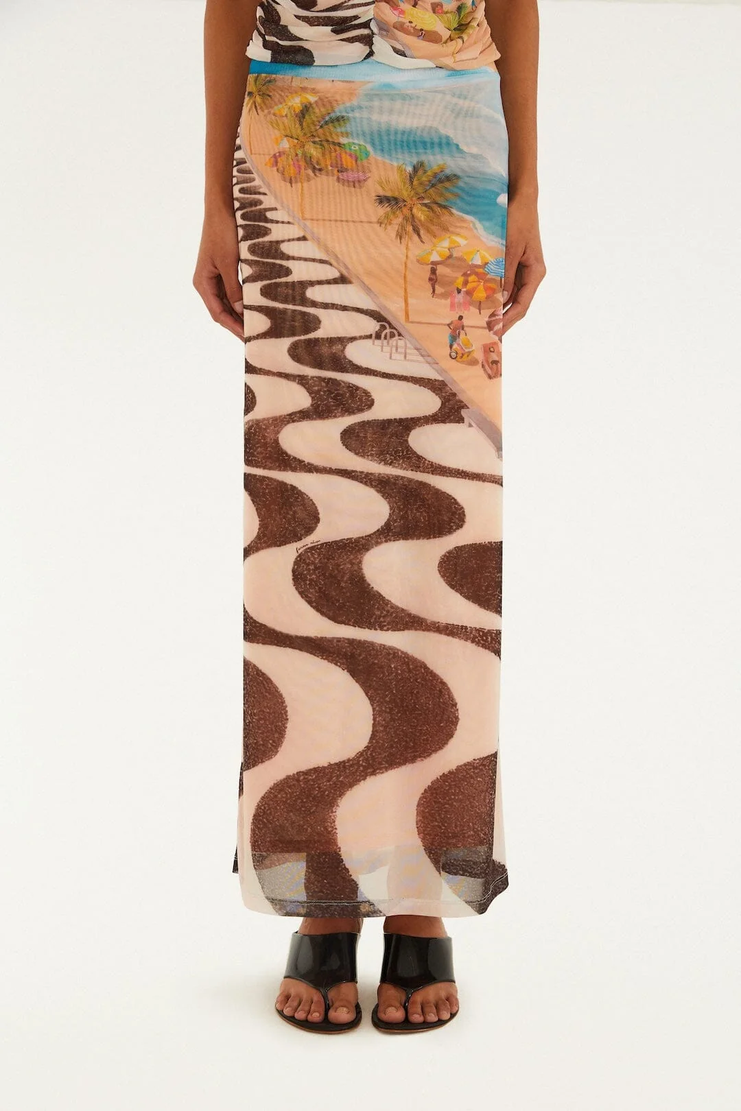 Multicolor Copacabana Beach Skirt