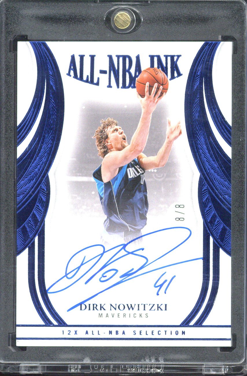 2024-25 Panini Flawless Dirk Nowitzki All-NBA-Ink Autograph /8 #ANB-DNW