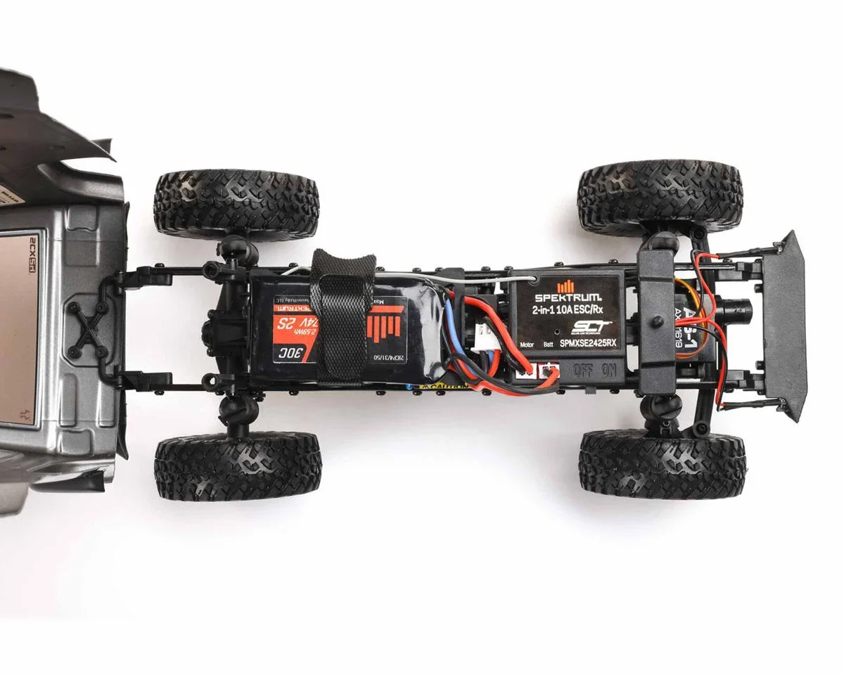 SCX24 2019 Jeep Wrangler JLU CRC, Gray: 1/24 4WD RTR Axial AXI00002V3T3