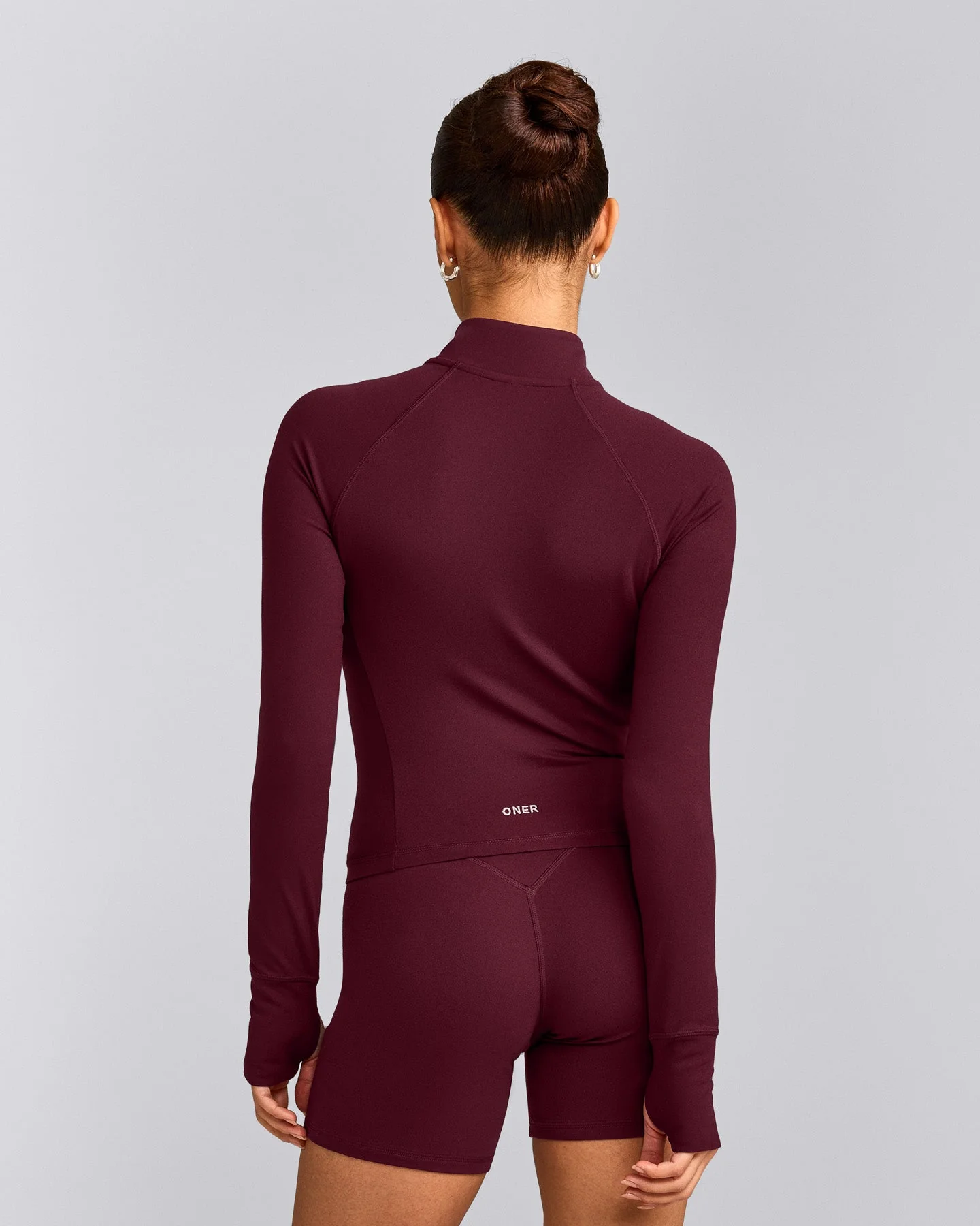 SoftMotion™ Mid Jacket with Grey Logo | Cherry Lacquer Purple