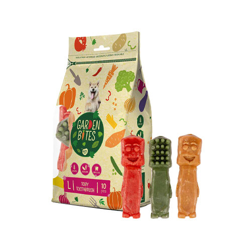 Duvo+ Garden Bites Toby Toothbrush - L - 10 pieces