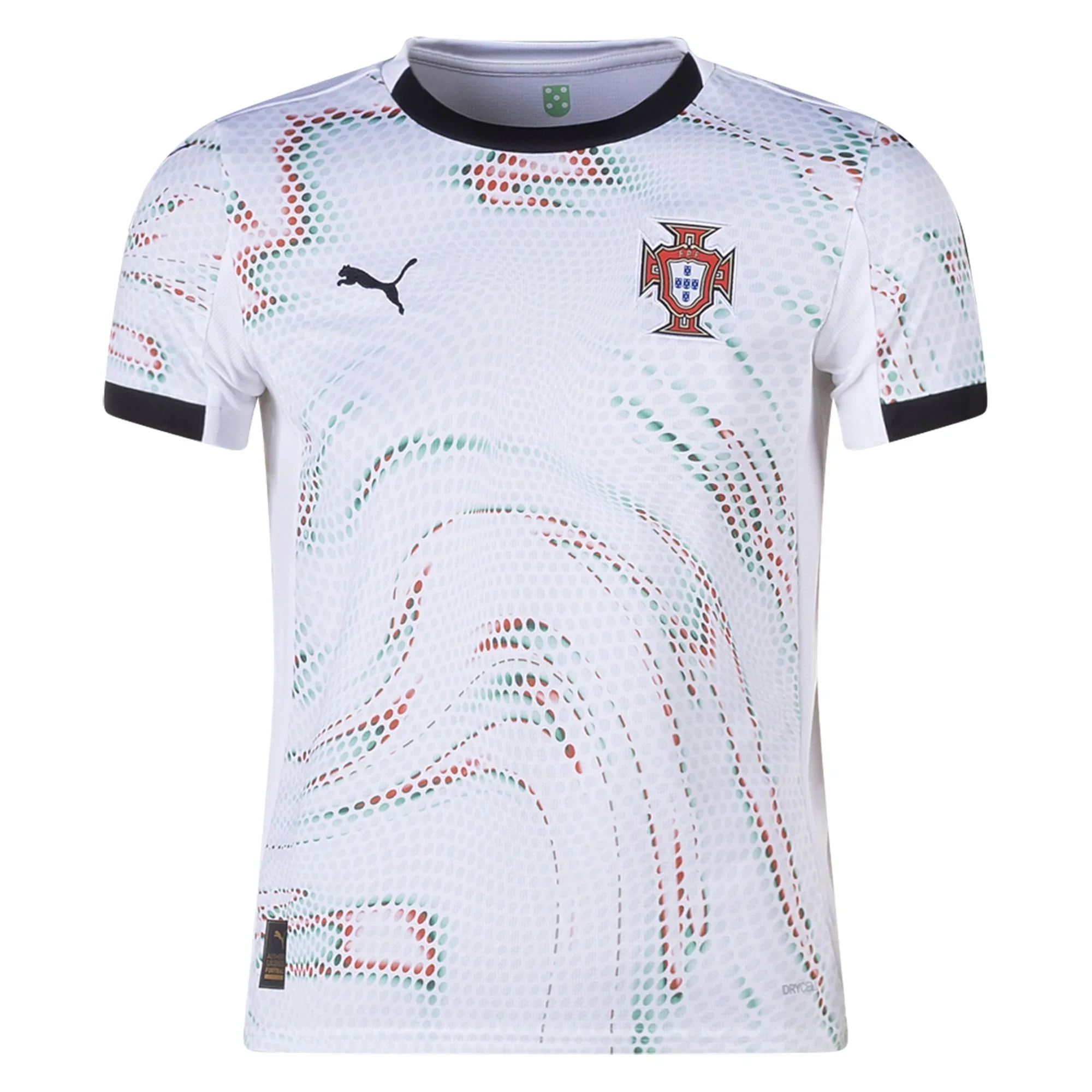 Youth Portugal 2025 Away Jersey ( White/ Black)