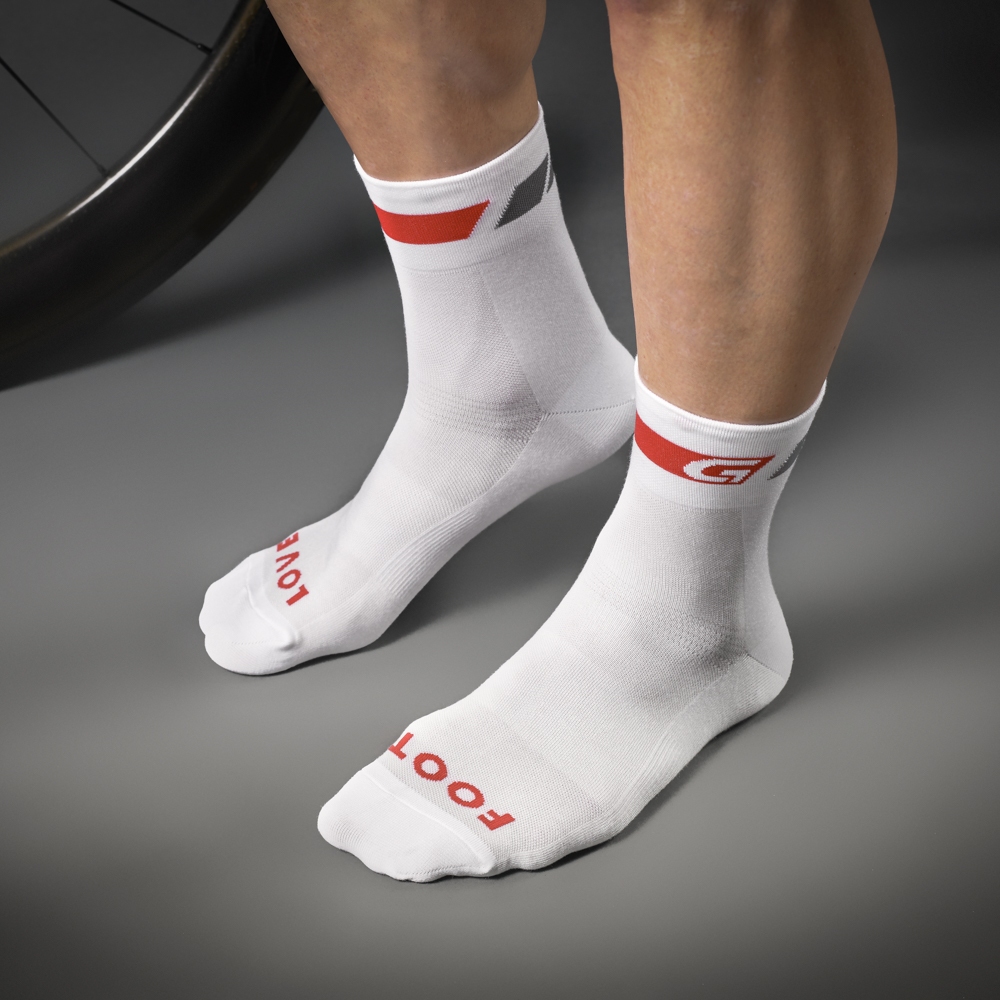GripGrab Tricolore Regular Cut Socks - 3-Pack - Black/White/Fluo Yellow