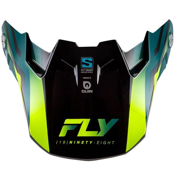 Visière TT Fly FORMULA S CARBON BYTE 2026 - Jaune / NoirRef : FL1793