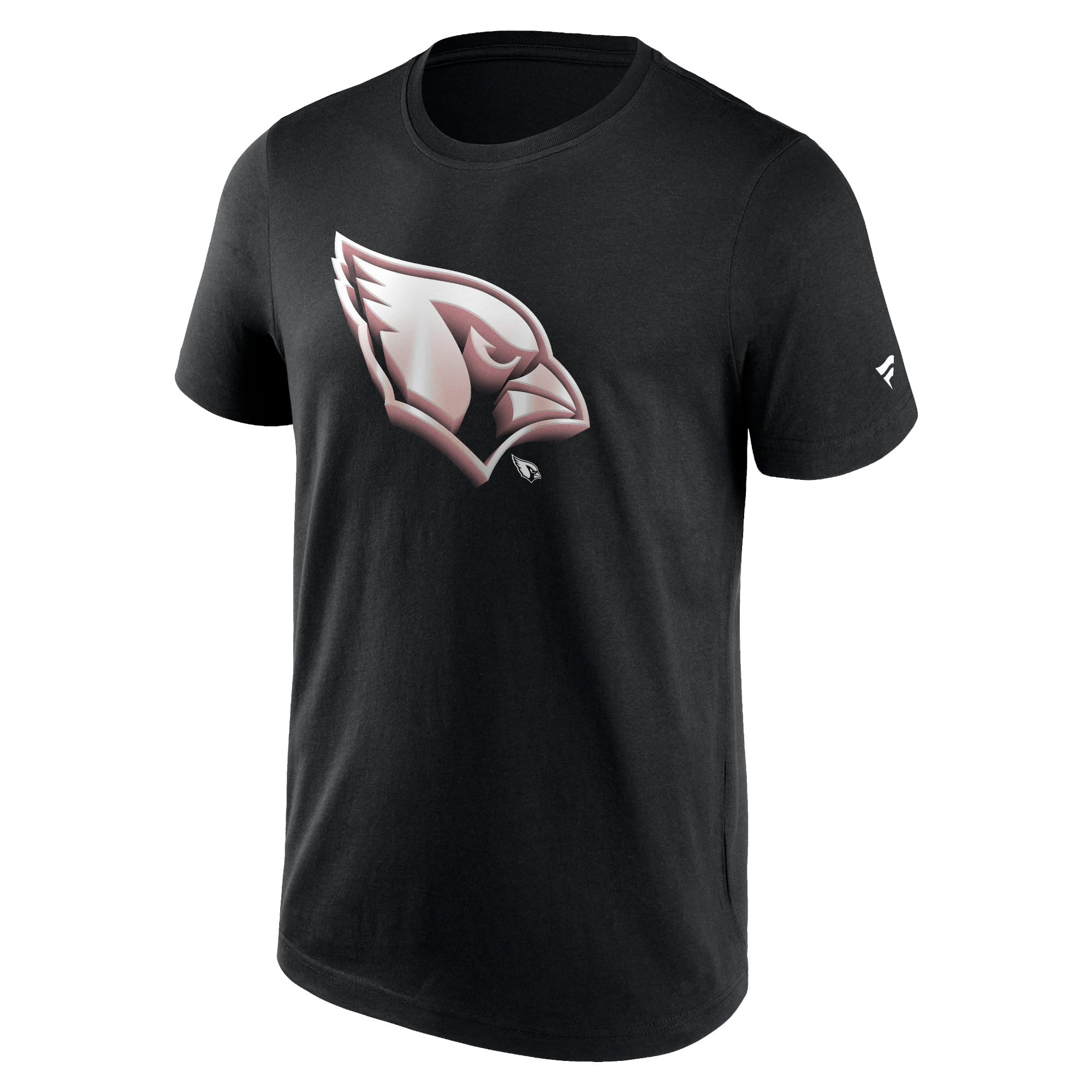 Arizona Cardinals Chrome Logo NFL T-Shirt Black