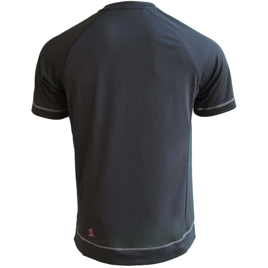 Zimtstern PureFlowz Eco Short Sleeve Shirt Men - Pirate Black