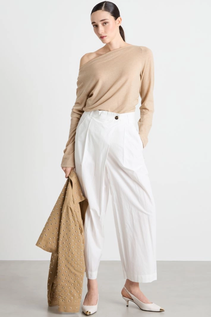 Jersey top - BEIGE