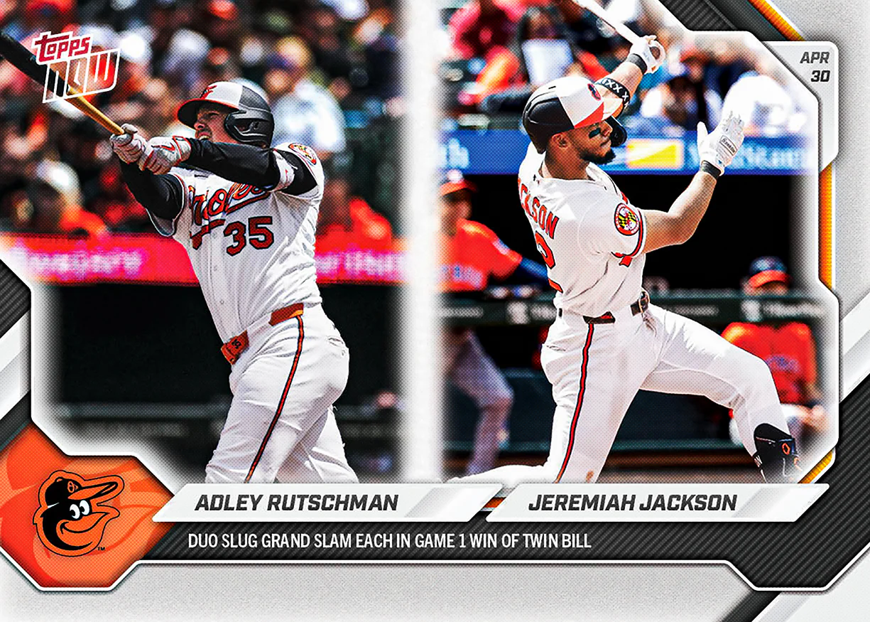 Adley Rutschman / Jeremiah Jackson - 2026 MLB Topps NOW® - Card 143 - PR: 648