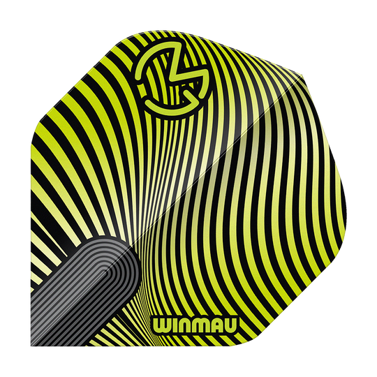 Winmau Prism Delta MvG Green Black No2 Standard Flights