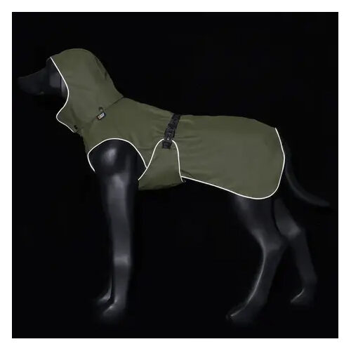 RukkaPets Streamy ECO Raincoat - Olive - 35