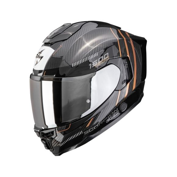 Scorpion Exo EXO-1500 CARBON AIR ZITY Full Face Helmet - Black / BrownRef: SC1214