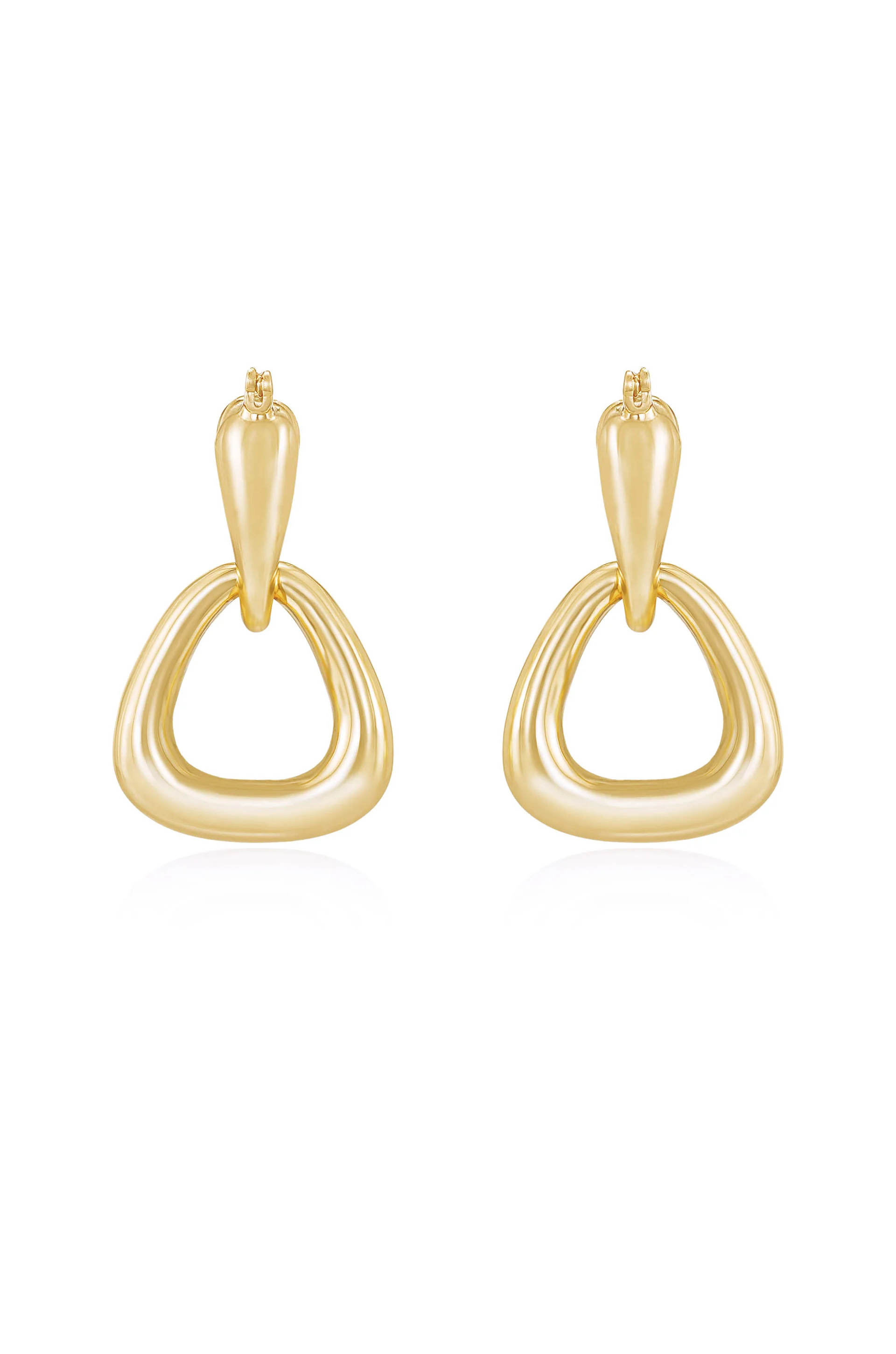 Baby Double Dangle Hoop Earrings
