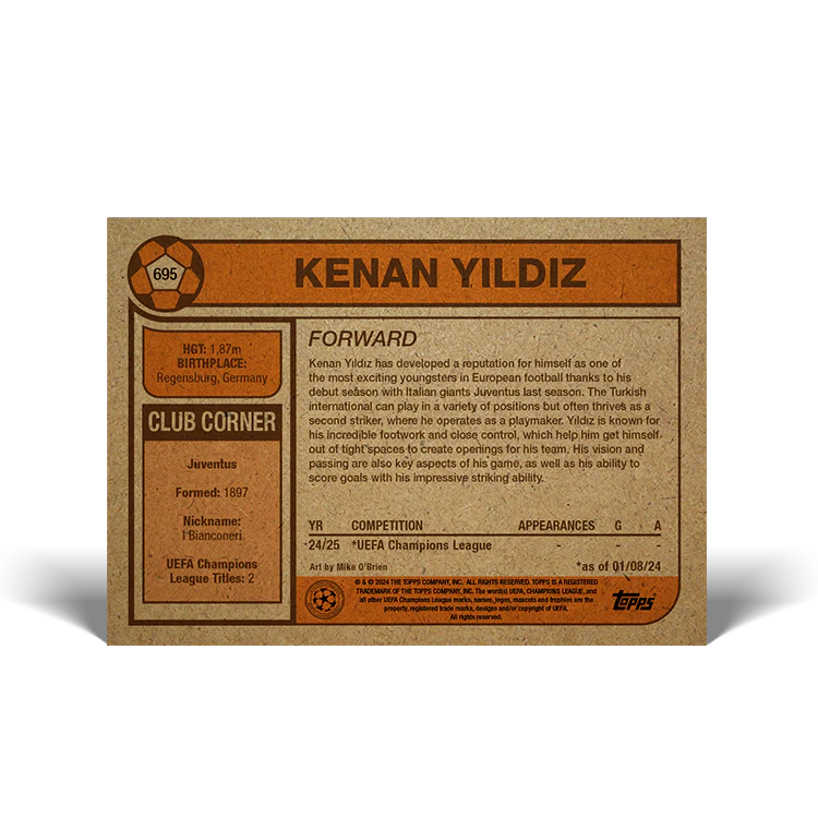 UCC Living Set Card 695 - Kenan Yıldız