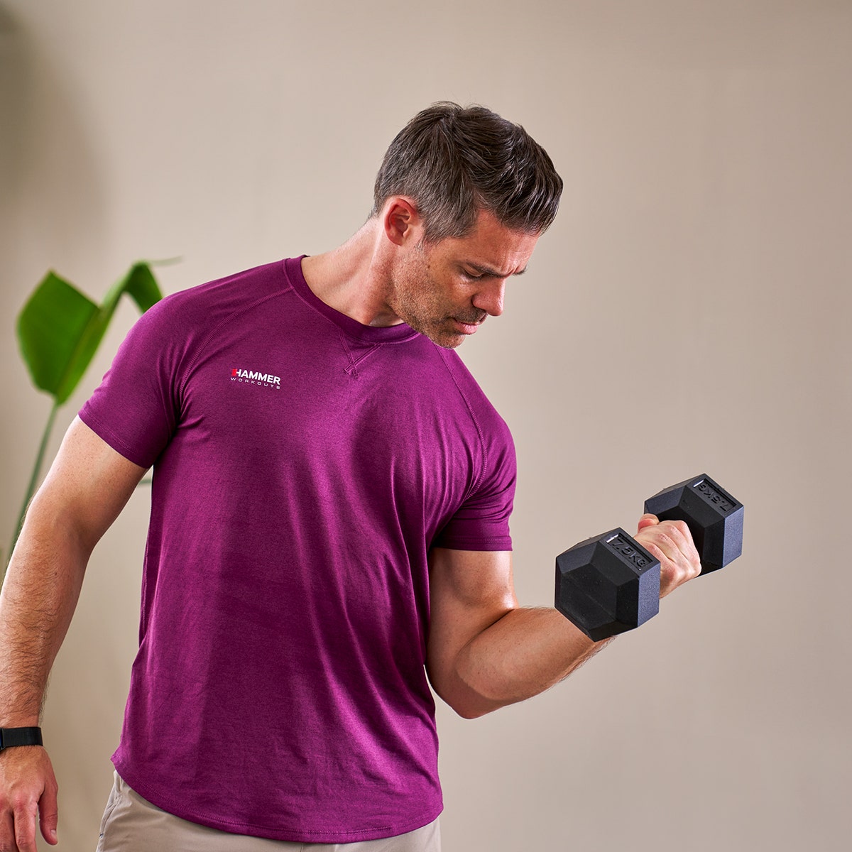 Hexagon compact dumbbells 1 - 30 kg