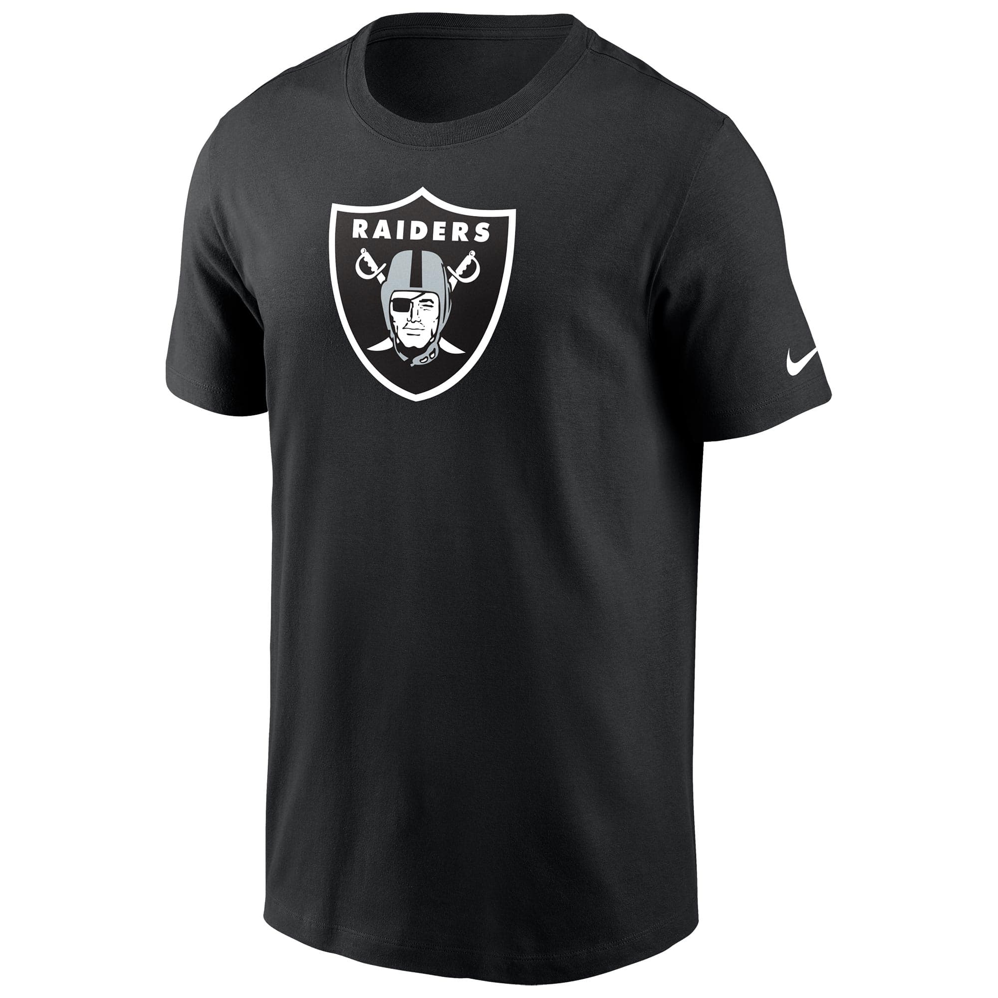 Las Vegas Raiders Nike Essential Logo NFL T-Shirt Black