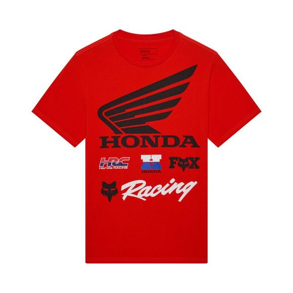 Fox Short Sleeve T-Shirt HONDA 195 ORIGINAL - Black / RedRef: FX6438