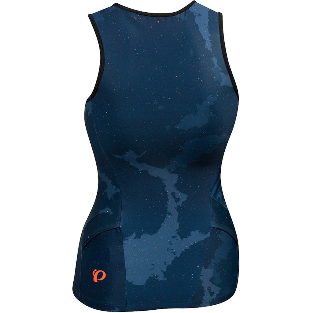 PEARL iZUMi Elite Pursuit Graphic Tri Singlet Women 13221805 - navy/fiery coral cosmic - 6XY