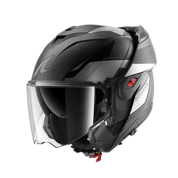 Shark OXO MEKARIUM modular helmet - Gray / BlackRef: SH1883