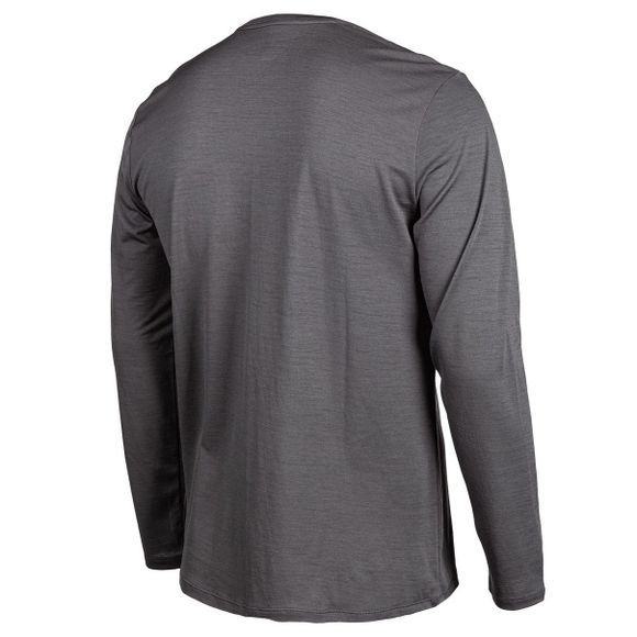Maillot Technique KLIM TETON MERINO WOOL LS SHIRT - GrisRef : KLI0101