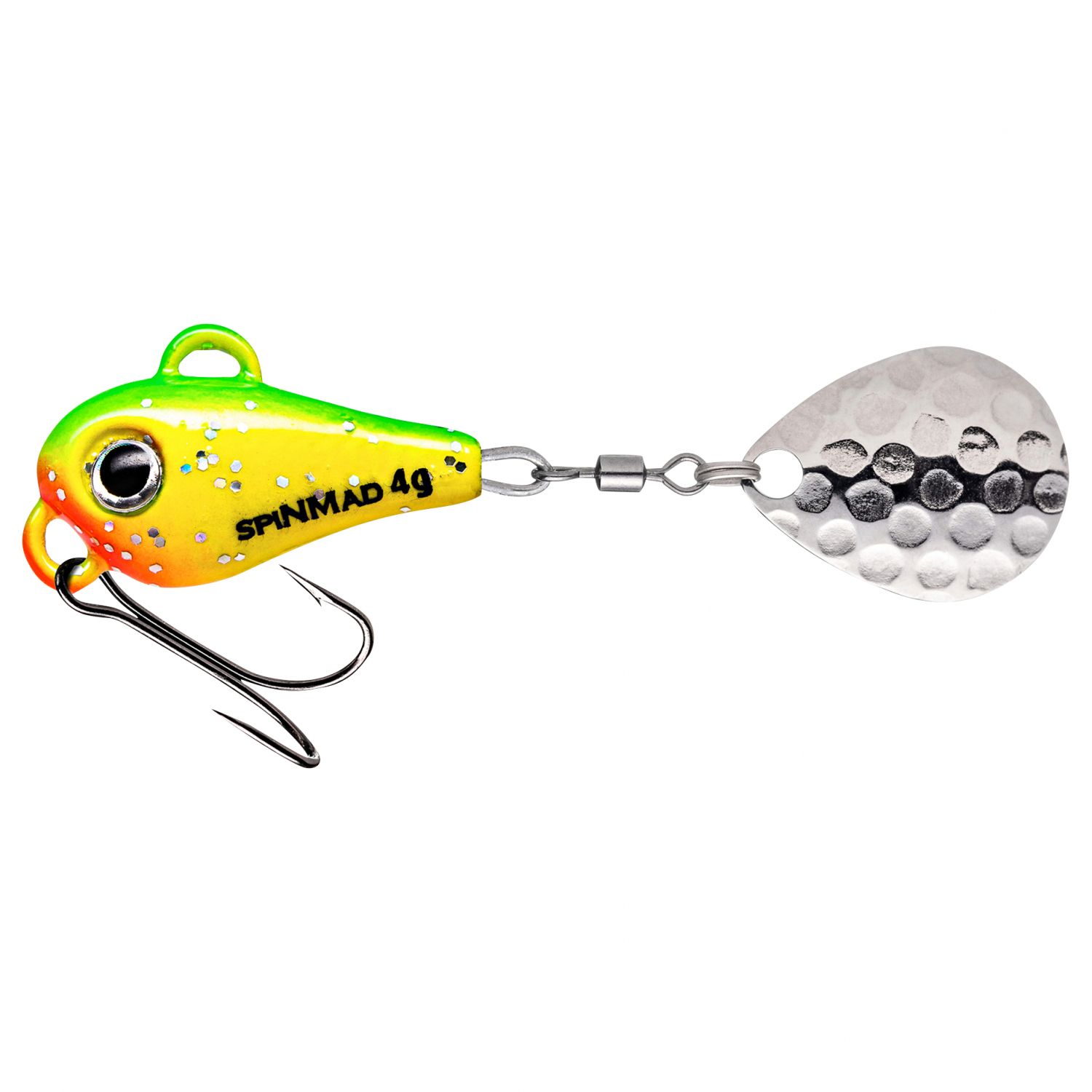 SpinMad Lead Head Spinners Originals (Green Lemon, 4 g)