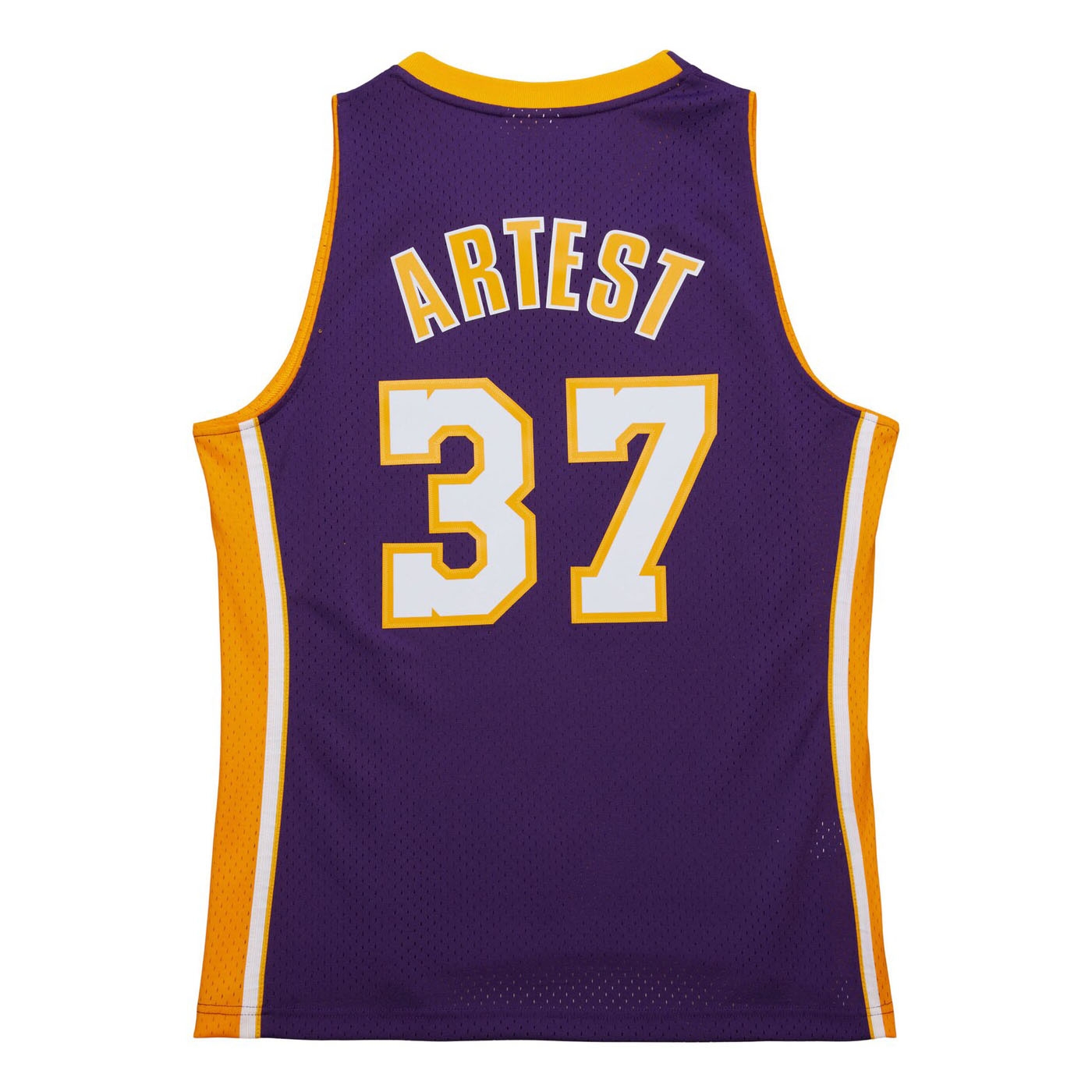 Ron Artest #37 Los Angeles Lakers 2009-10 Mitchell & Ness Swingman NBA Jersey Purple