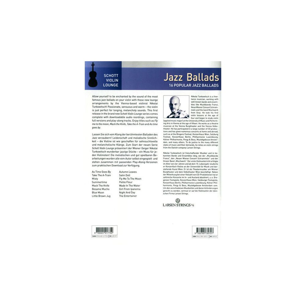 Schott Jazz Ballads Violin – Thomann Ireland