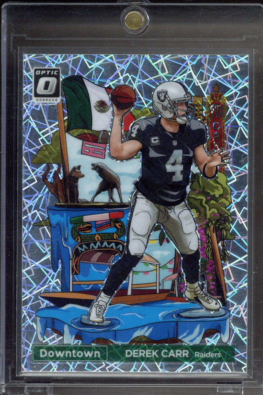 2023 Donruss Optic Derek Carr International Downtown #3