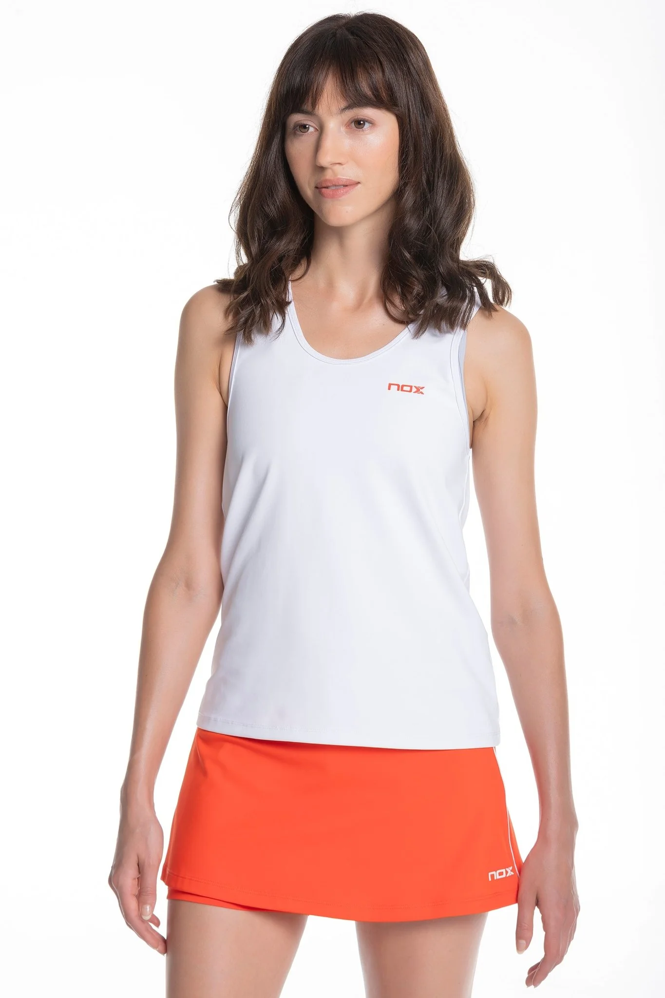 WOMAN padel TANK TOP White