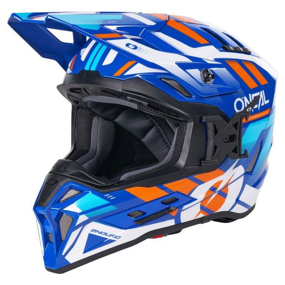 Casque cross O'Neal EX-SRS - DUST 2025 - Bleu / OrangeRef : OL2210