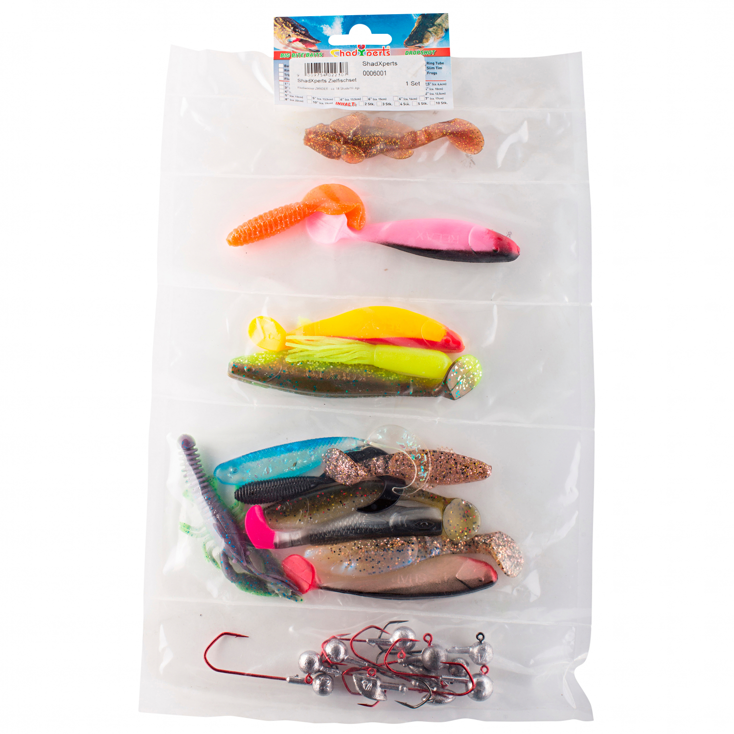 ShadXperts Softbait Flow Water Zander Set