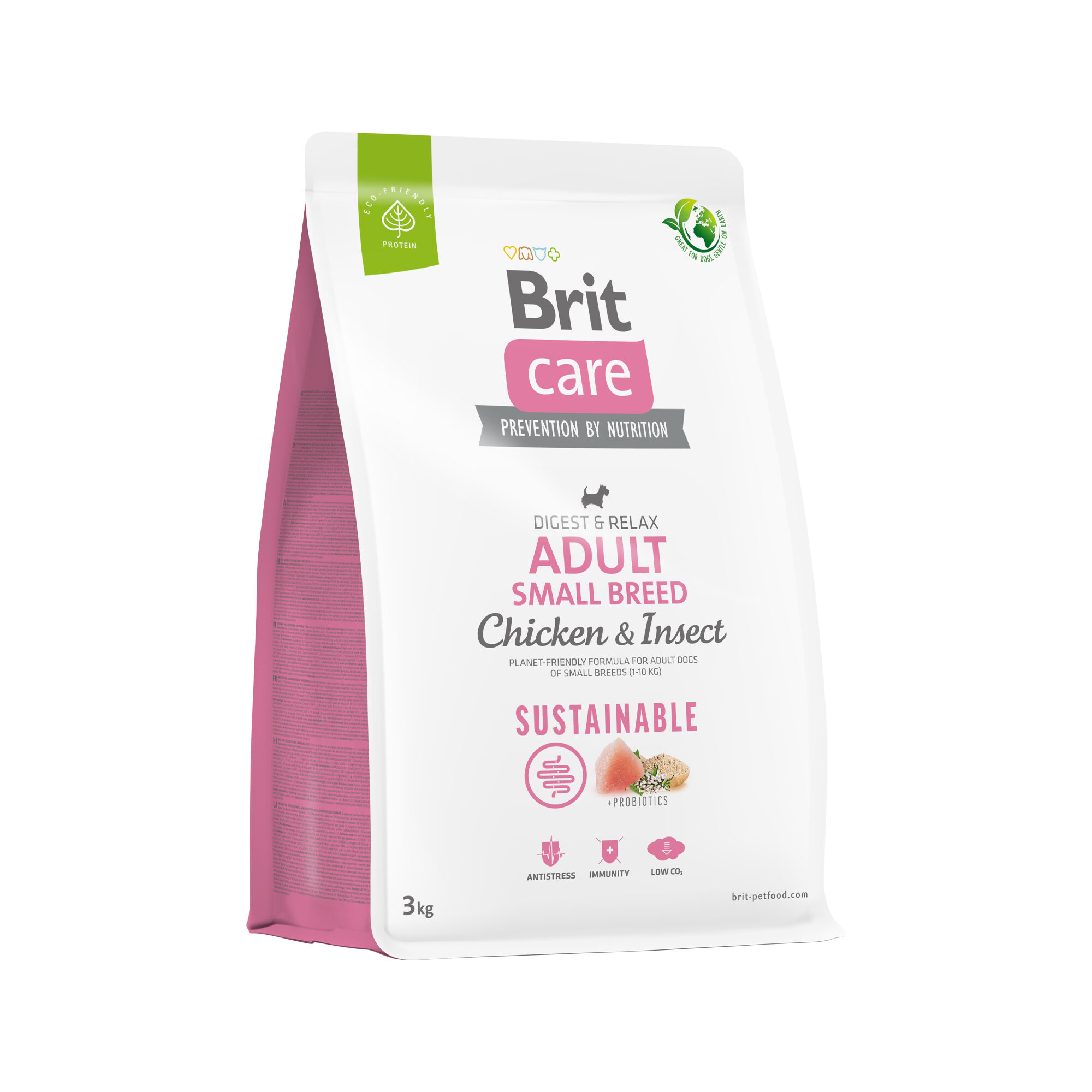 Brit Care - Dog - Sustainable Adult Small Breed - Chicken & Insect - 3 kg
