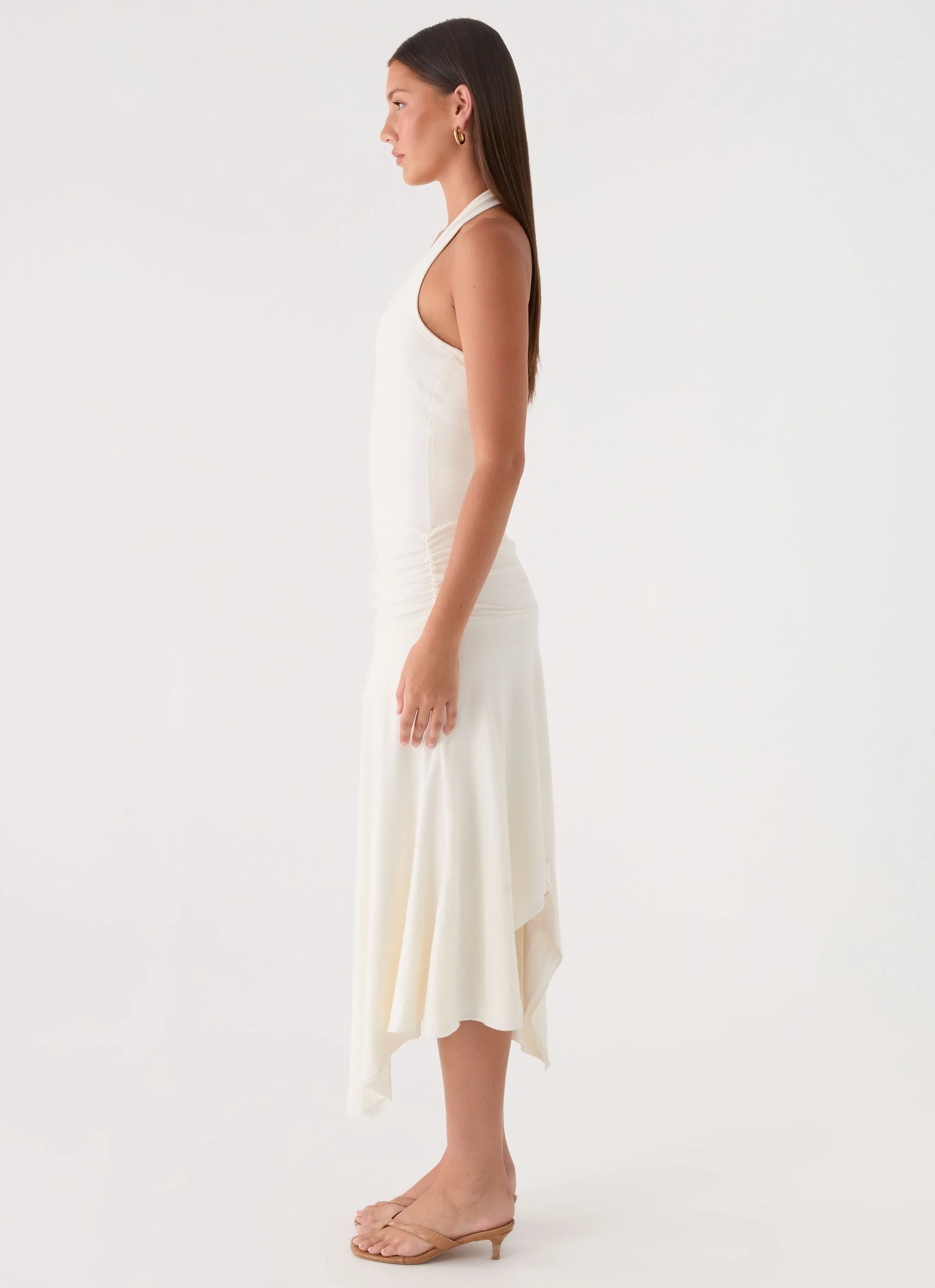 Alise Midi Dress - White