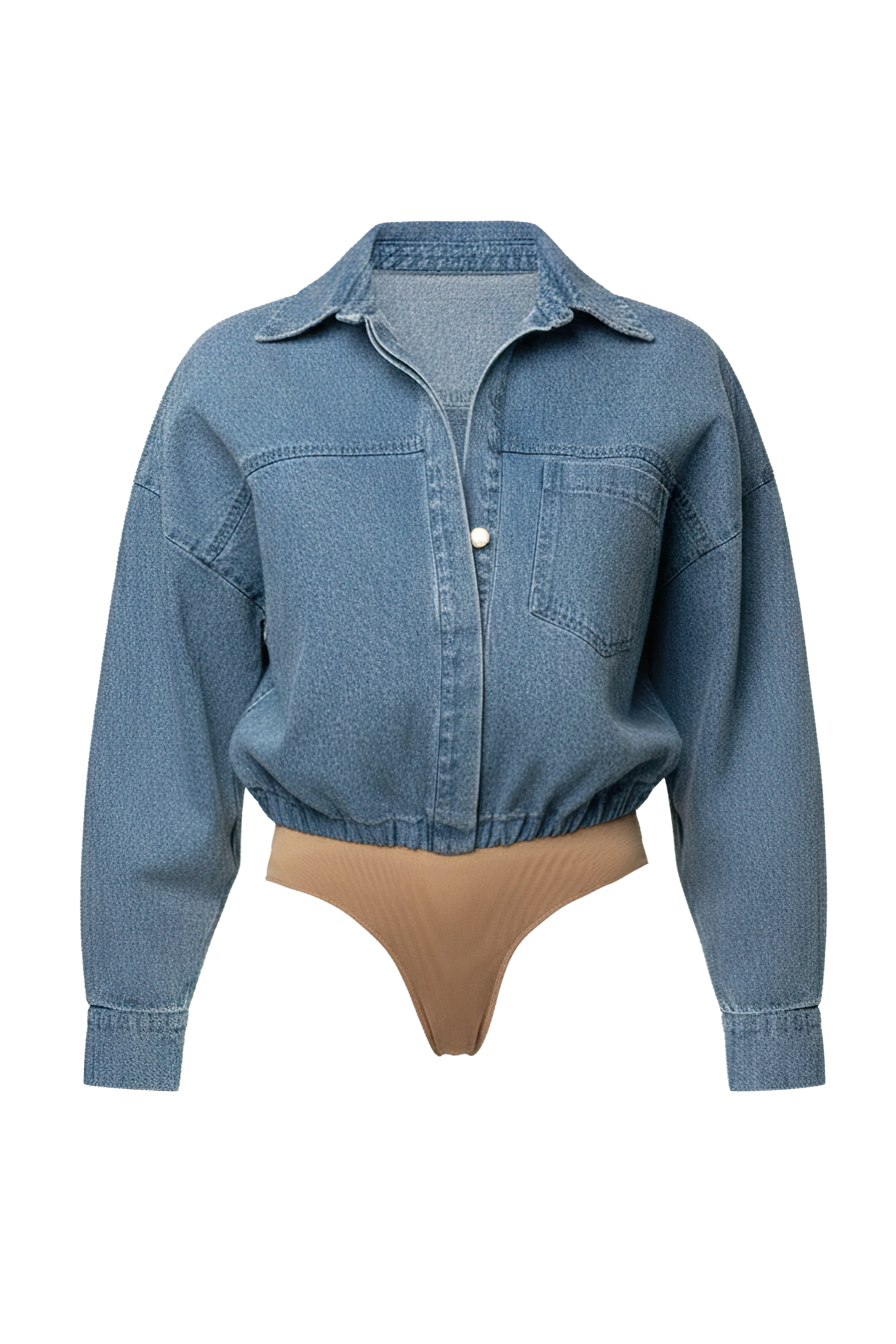 Denim Unstoppable Bodysuit
