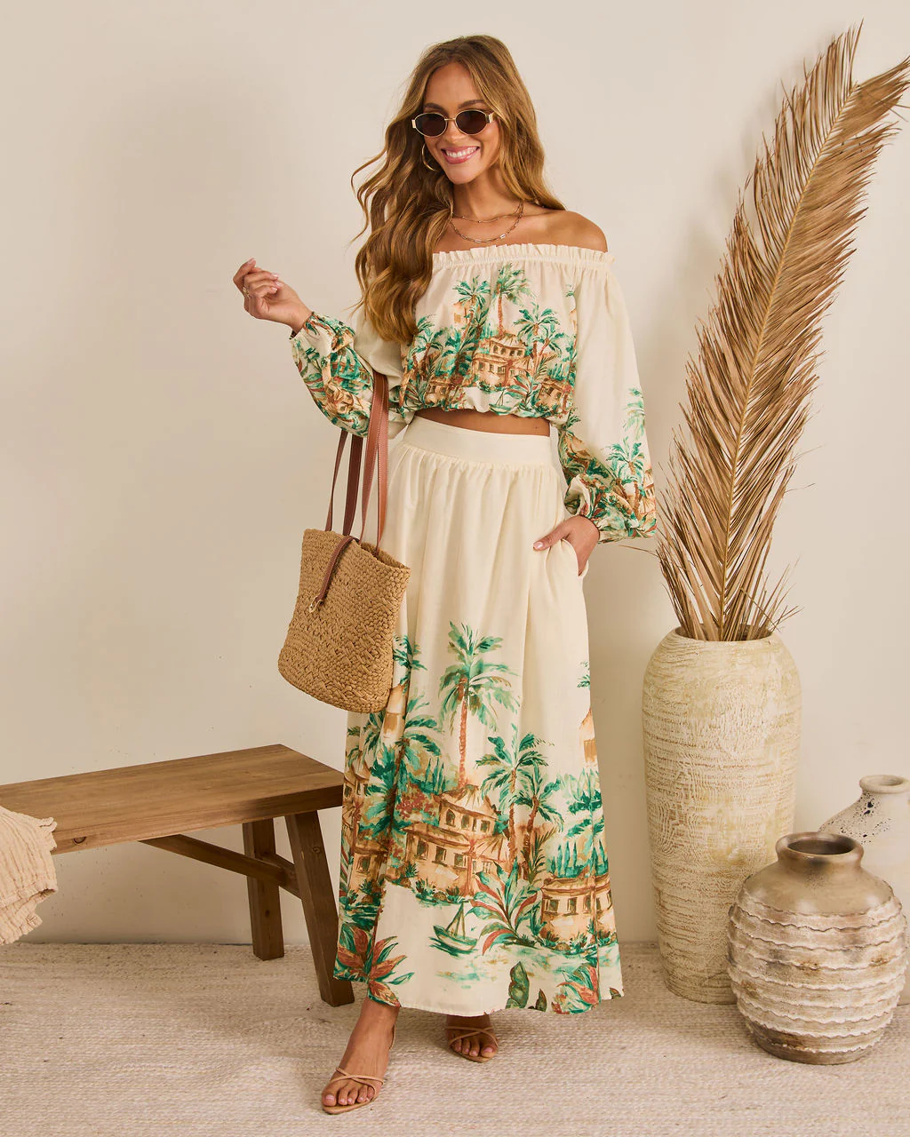 Sun Club Novelty Off The Shoulder Top