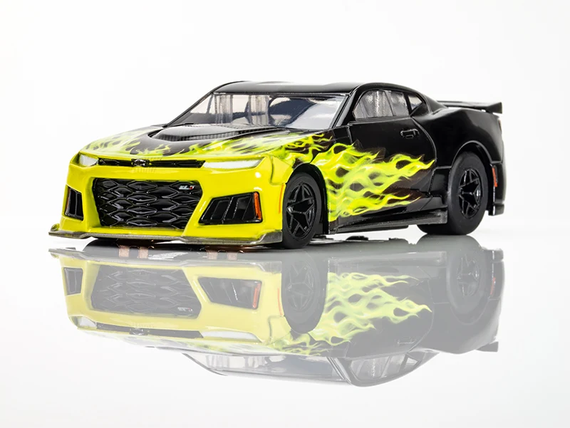 AFX Camaro ZL1 2021 Wildfire Black/Lime 22060