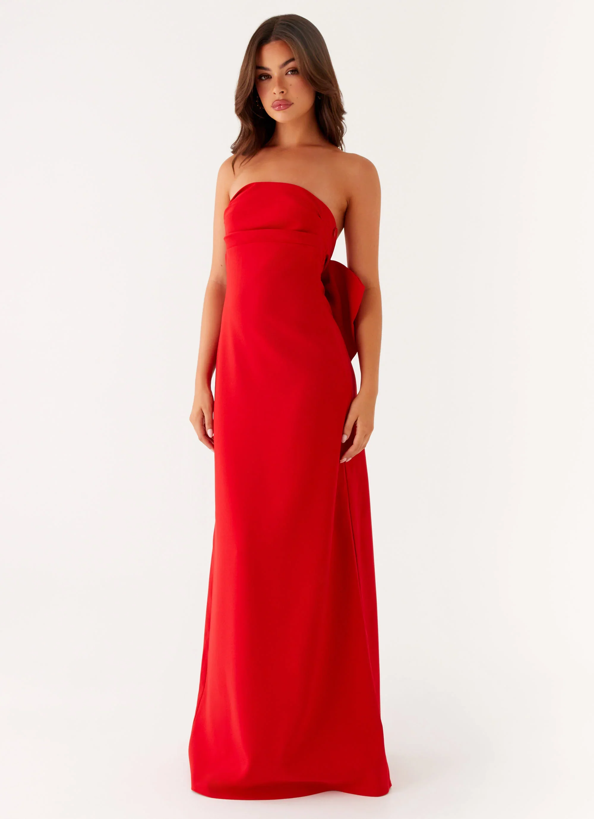 Meredith Maxi Dress - Red