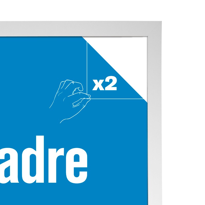 MDF White Frame A1 (59,4 x 84,1 cm)
