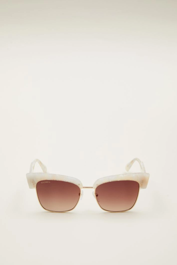 Sunglasses - WHITE PINK
