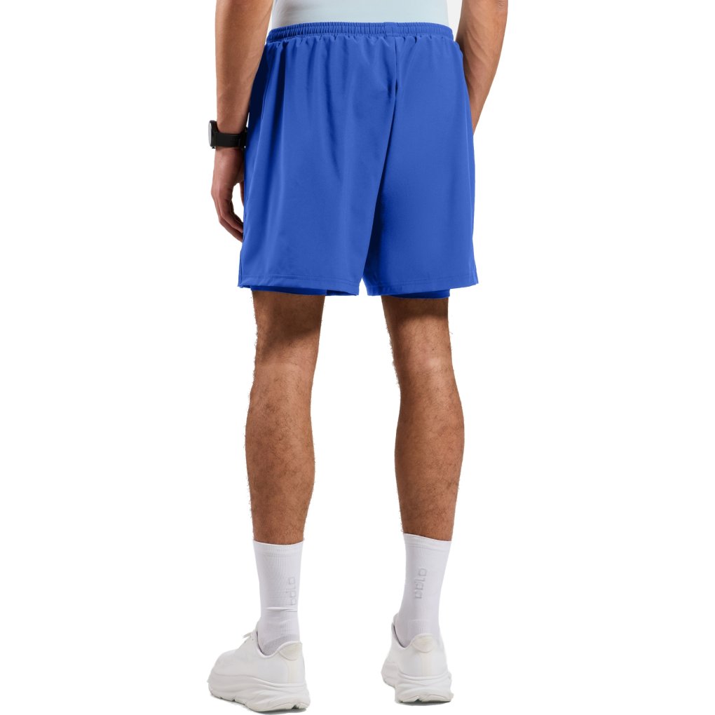 Odlo Essentials 6-Inch 2-In-1 Running Shorts 2.0 Men - dazzling blue - mazzarine blue