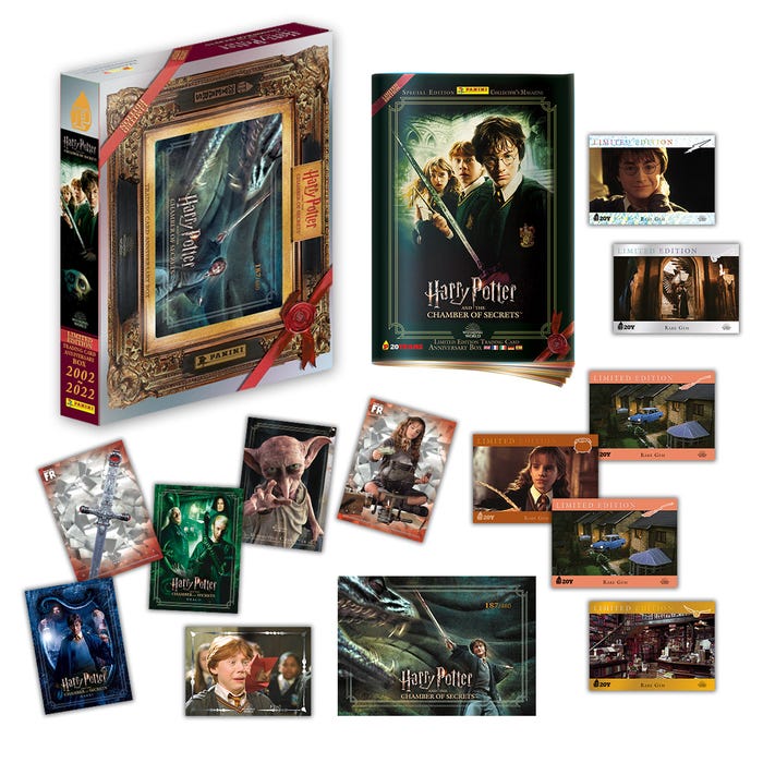 Harry Potter and the Chamber of Secrets™ - LIMITED EDITION TRADING CARDS ANNIVERSARY BOX
