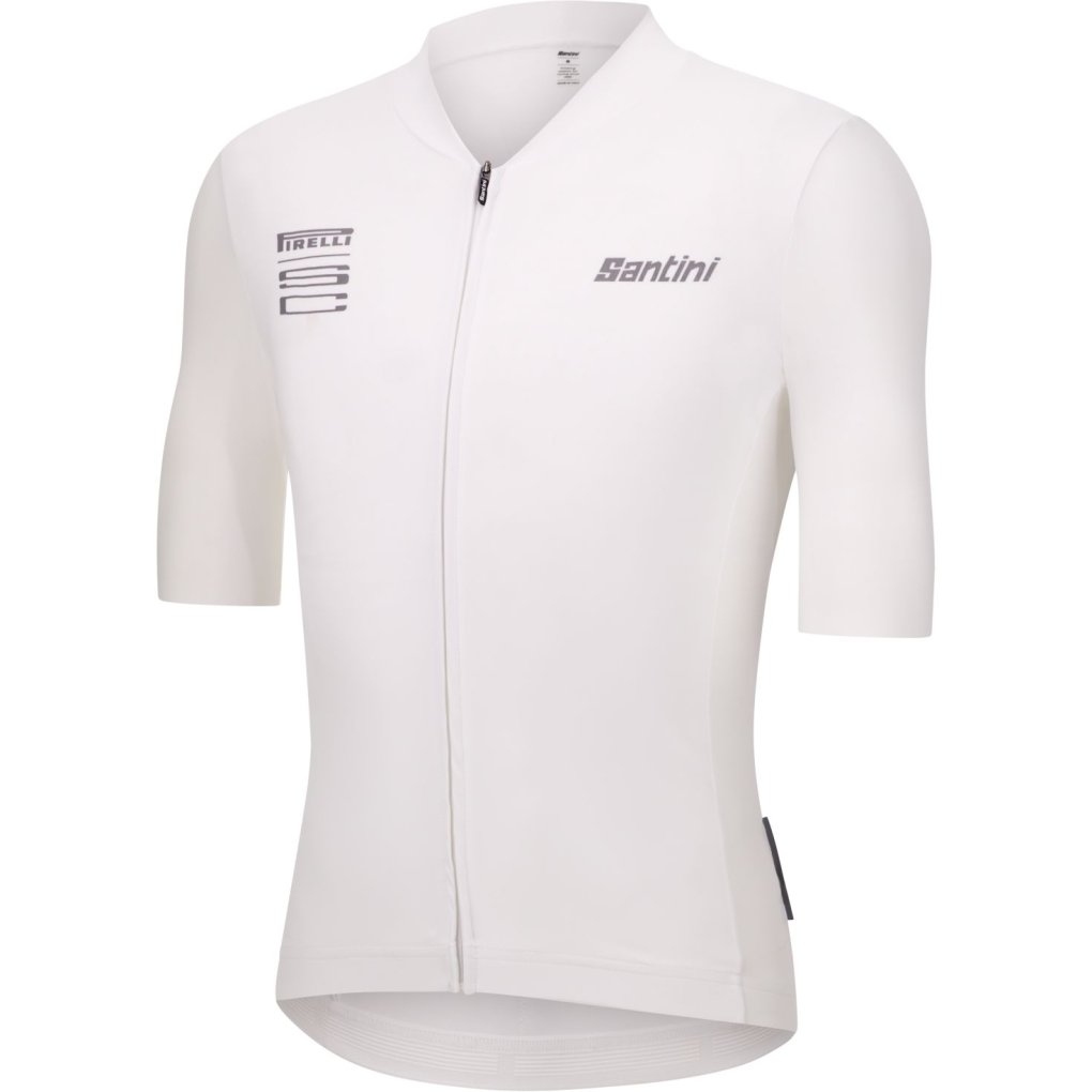 Santini Pirelli Sport Club Jersey Wheel Unisex RE97175CRUOTA - white BI